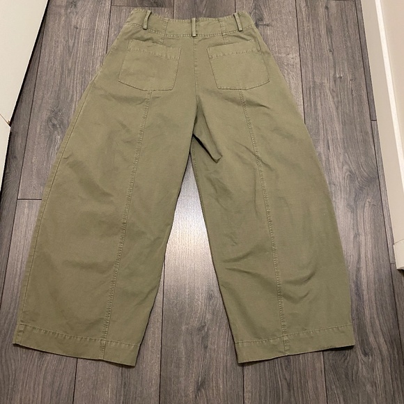 Apiece Apart Cybil Cropped Trouser in Thyme Size 6 - Picture 10 of 14